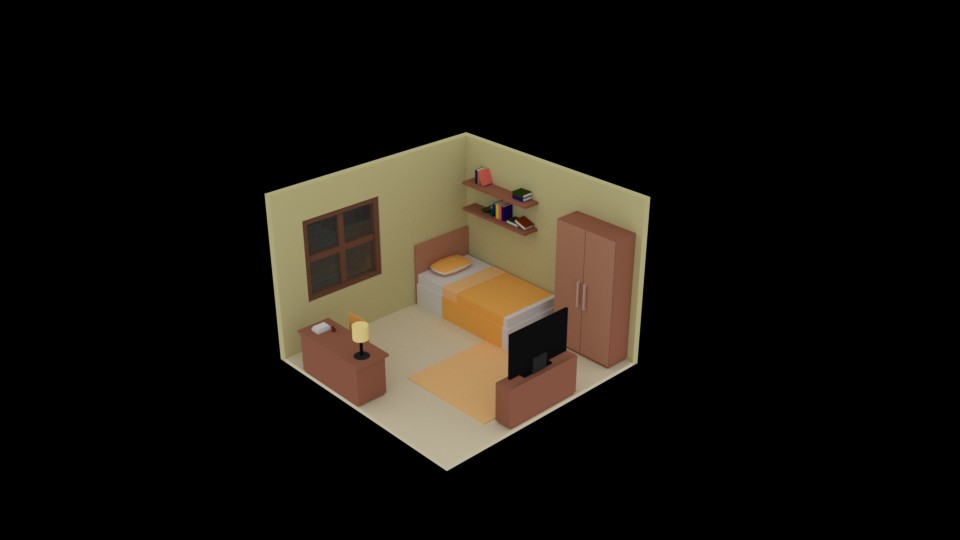 Low Poly Room preview image 1